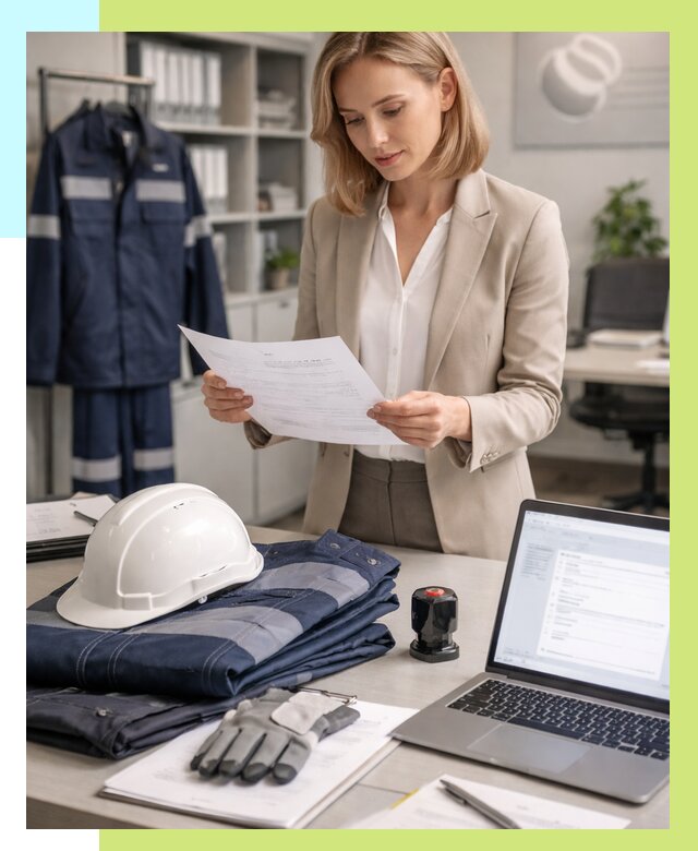 Сертификация спецодежды в Амурске от 7232 р. | Алешин-Мрс