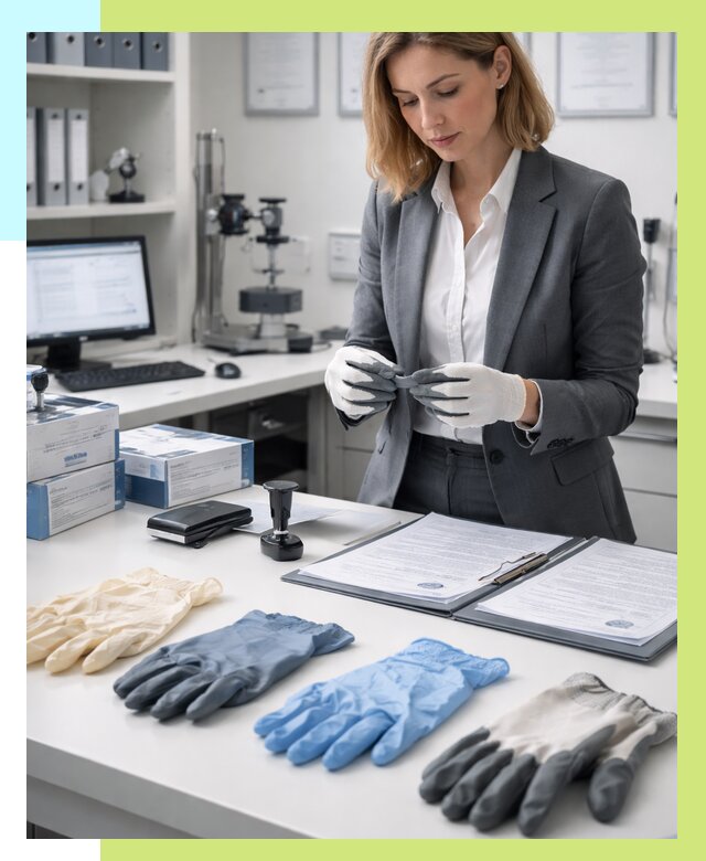 Сертификация перчаток в Амурске от 8782 р. | Алешин-Мрс