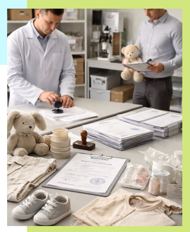 Сертификация детских товаров в Амурске от 15498 р. | Алешин-Мрс