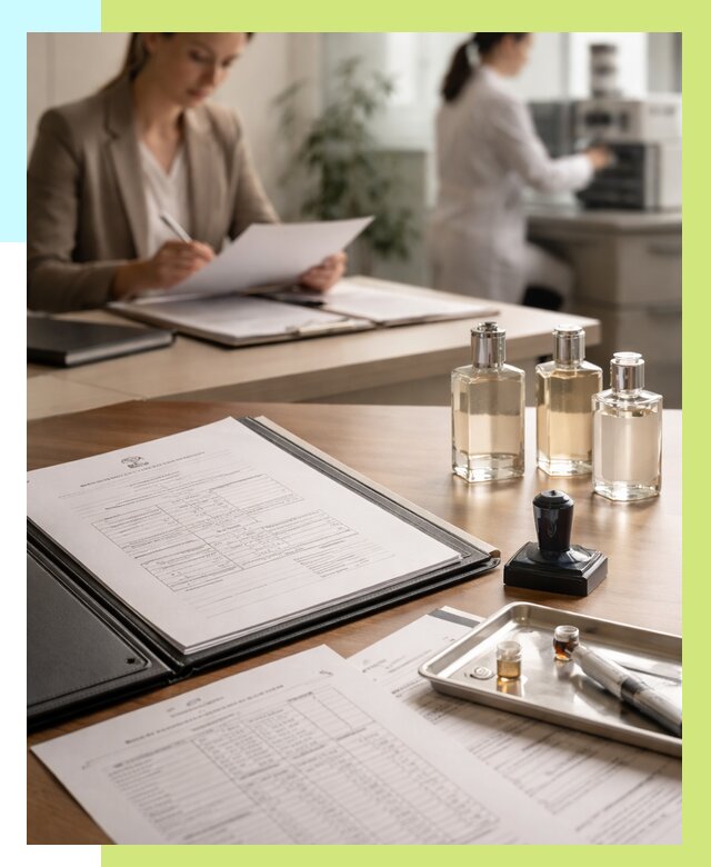 Сертификация парфюмерии в Амурске от 15498 р. | Алешин-Мрс