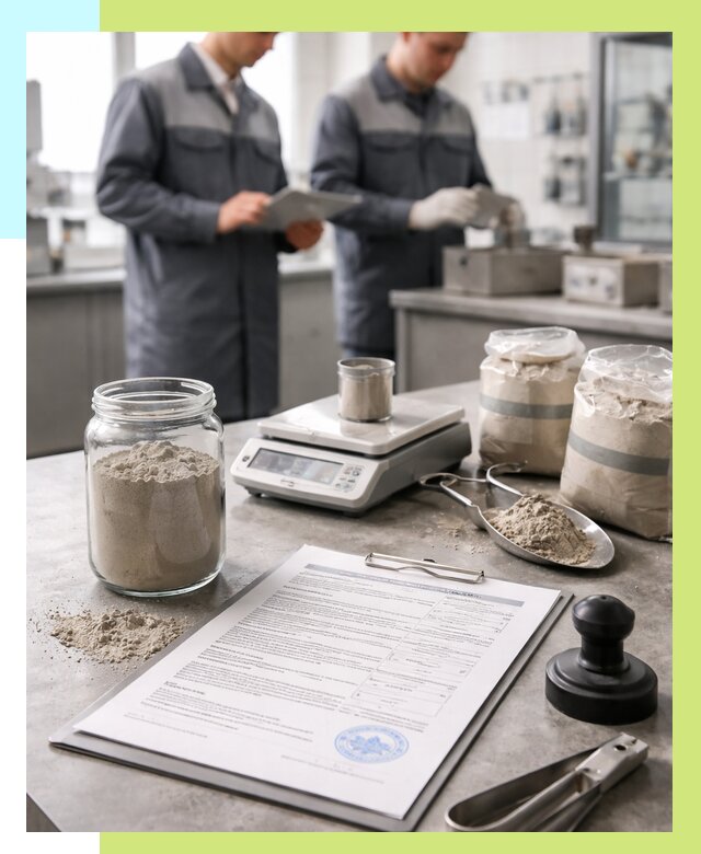 Сертификация цемента в Амурске от 20664 р. | Алешин-Мрс