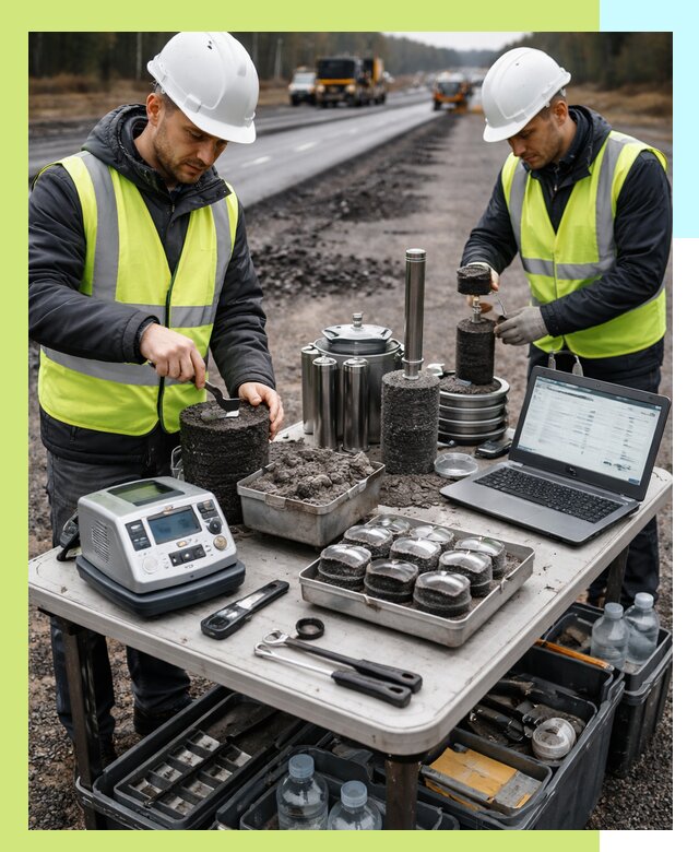 Сертификация асфальта: испытания и подтверждение в Амурске