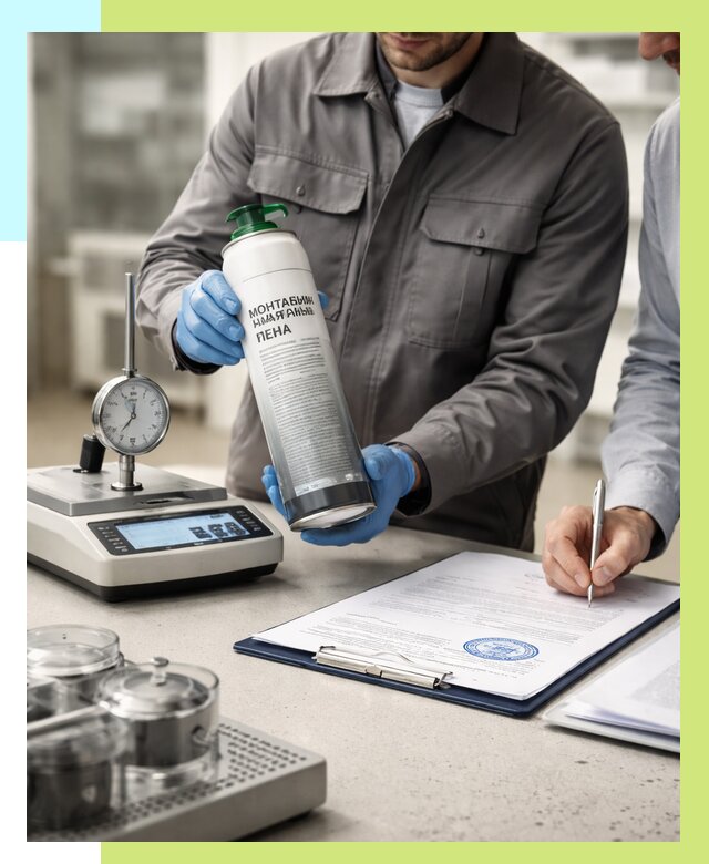 Сертификация монтажной пены в Амурске от 15498 р. | Алешин-Мрс