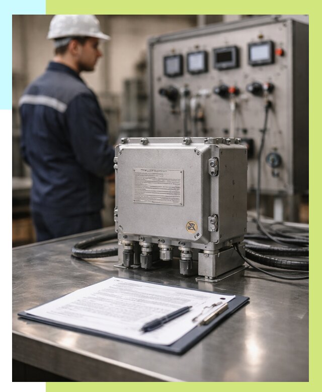 Сертификация взрывозащищенного оборудования в Амурске от 36162 р. | Алешин-Мрс