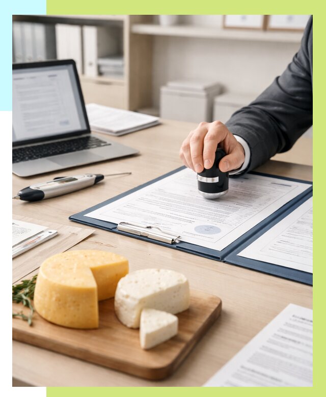 Сертификация сыров в Амурске от 15498 р | Сертификат на сыр Алешин-Мрс