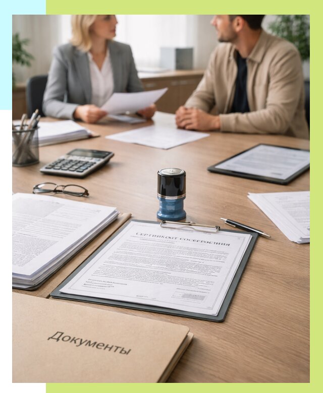 Сертификат соответствия на продукцию в Амурске от 15498 р.|Алешин-Мрс