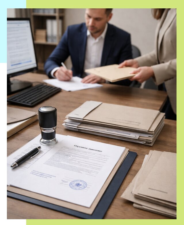 Отказное письмо для таможни в Амурске от 3100 р, Алешин-Мрс