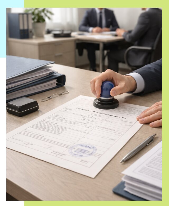 Сертификат происхождения СТ 1 в Амурске от 4649 р. | Алешин-Мрс