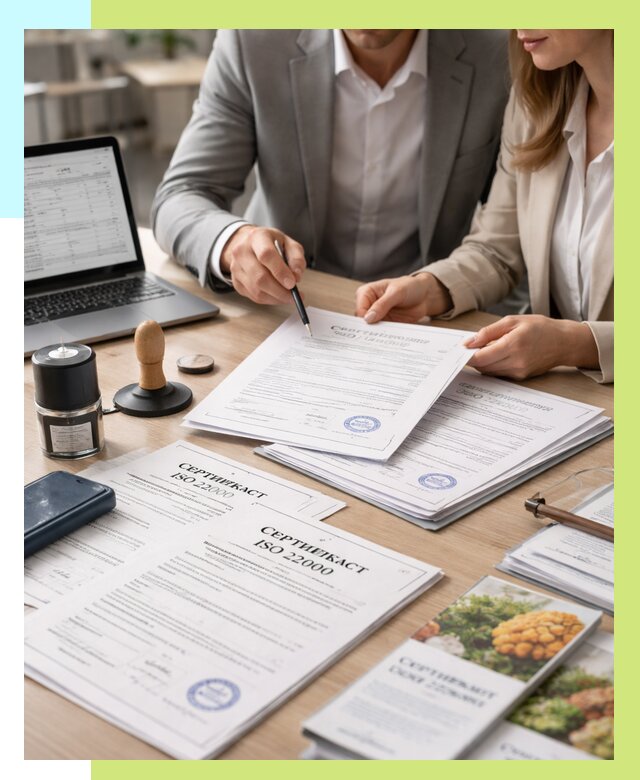 Сертификат ISO 22000 в Амурске от 41328 р. под ключ | Алешин-Мрс