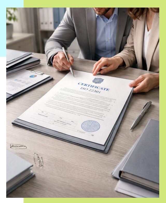 Сертификат ISO 22301 в Амурске от 46494 р. | Алешин-Мрс срочно