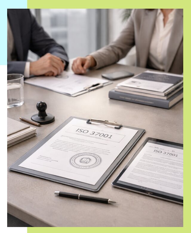 Сертификат ISO 37001 в Амурске оформить от 123984 р. Алешин-Мрс