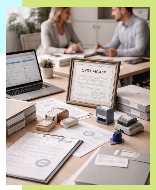 Сертификация компании в Амурске от 46494 р. | Алешин-Мрс — заказ